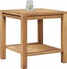 Table basse marron 45 X 45 X 45 Cm Teck massif Lumarko ! Voir les images du produit 3