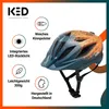 Helm Ked Street Junior, kinderhelm, arcadegroen-oranje, Productafbeelding-voorbeeld 10