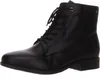 A studio shot of a black lace-up boot against a white background. Náhled obrázku produktu
