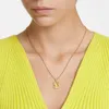 Swarovski Damen Halskette Swan Anhänger in Gelb 5647553 Produktbild-Vorschau 6