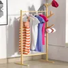 CASARIA® Věšák na kabáty Dřevěný stabilní bambusový věšák Náhled obrázku produktu 2