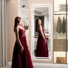 Miroir LED corporel de 140x40 cm avec éclairage, miroir sur Voir les images du produit 3