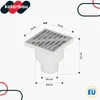 KOTARBAU® podlahový odtok 50 mm odtoková mriežka 100 x 100 Náhľad obrázku produktu 3