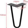 4x 15cm Hairpin Legs Hairpins Tischkufen Haarnadelbeine DIY Produktbild-Vorschau 1