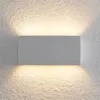 Lindby Wandleuchte Mavora, eckig, 25 cm, weiß, Gips, G9 Produktbild-Vorschau 4