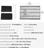 A product information graphic showing a dog crate and its specifications. Voir les images du produit