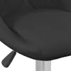 vidaXL Sgabello da bar in velluto nero Anteprima dell’immagine prodotto 6