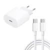 USB-C Ladegerät 20W PD mit 2m iPhone USB-C Ladekabel – Produktbild-Vorschau 1
