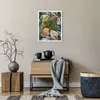 Poster - Poster ohne Rahmen - Blätter modern bunt - 40x50 Produktbild-Vorschau 6