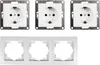 4-teiliges Steckdosen-Set FLAIR "Beginner 3S", weiß, matt Produktbild-Vorschau 2