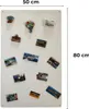 STALFORM Magnettafel Weiß 80x50 cm – Magnetische Pinnwand Produktbild-Vorschau 2