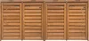 AXI Lex Mülltonnenbox Holz Braun | Mülltonnenverkleidung Produktbild-Vorschau 3