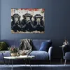 Leinwand Bilder Wandbild Affe Abstrakt 60x40 cm XXL Modern Produktbild-Vorschau 3