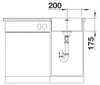 Blanco Supra 400 - Zlewozmywak, 440x500 mm, stal nierdzewna Podgląd zdjęcia produktu 5