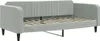 vidaXL Tagesbett Ausziehbar mit Schubladen Hellgrau 100x200 Produktbild-Vorschau 6