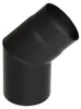 Raik Basic Rauchrohrbogen 130mm schwarz 45° ohne Tür für Produktbild-Vorschau 1