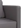 vidaXL Bodensofa mit Schlaffunktion Grau 112x174x55 cm Produktbild-Vorschau 2