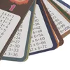 A close-up view of several multiplication flashcards fanned out. Produktbild-Vorschau