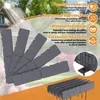 LZQ Bordure de pelouse aspect pierre 2,5 m, bordure de Voir les images du produit 3