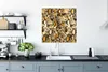 MuchoWow® Poster Tiermuster - Gold - Schlange 75x75 cm - Produktbild-Vorschau 3