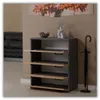 Schuhschrank „4U“ Mattgrau / Wotan Eiche Produktbild-Vorschau 5
