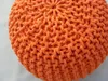 Pouf arancione freddo (40x40 cm) Anteprima dell’immagine prodotto 2