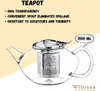 Wilmax Teekanne 1550 ml mit Edelstahlfilter Transparent aus Produktbild-Vorschau 6
