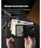 Slim Wallet mit Münzfach RFID Schutz Schwarz-Orange Produktbild-Vorschau 4