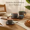 Set di 4 tazze da cappuccino con piattini Cosumy rosso Anteprima dell’immagine prodotto 7