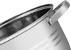 A close-up view of the top rim and handle of a stainless steel pot. Náhled obrázku produktu