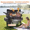 Sekey Faltbarer Bollerwagen mit Dach, Kinderwagen für 2-4 Produktbild-Vorschau 5
