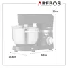 AREBOS Küchenmaschine 1500 W Schwarz | 2 Produktbild-Vorschau 9