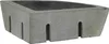 A gray concrete basin on a white background. Podgląd zdjęcia produktu