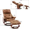 M MCombo Relaxsessel mit Hocker, Drehbare Fernsehsessel mit Produktbild-Vorschau 8