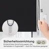 Verdunklungsrollo 80x220cm Schwarz Thermorollo Fensterrollo Produktbild-Vorschau 7