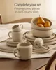 Cosumy 4er Cappuccino Tassen Set mit Untertassen Weiß – 200 Produktbild-Vorschau 7