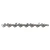 A close-up, straight-on view of a chainsaw chain against a white background. Produktbild-Vorschau