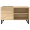vidaXL Szafka panelowa dąb sonoma 85x38x48 cm Materiał Podgląd zdjęcia produktu 4