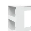 A close-up view of a white shelf unit, likely part of a larger piece of furniture. Produktbild-Vorschau
