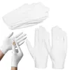 Baumwollhandschuhe Weiß 3 Paar, Weiße Baumwollhandschuhe Produktbild-Vorschau 1