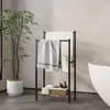 Portasciugamani Relaxdays con ripiano, A x L x P: 81,5 x 42 Anteprima dell’immagine prodotto 2