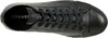 A top-down view of a black leather Converse Chuck Taylor All Star low-top sneaker. Náhled obrázku produktu