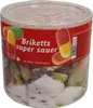 Red Band Briquettes dwukolorowa super kwaśna guma owocowa Podgląd zdjęcia produktu 7