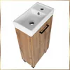 A bathroom vanity with a sink and cabinet. Podgląd zdjęcia produktu