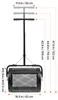 SucceBuy Kompoststreuer 34 L, 42 cm Breiter Torfstreuer mit Produktbild-Vorschau 8