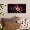 MuchoWow® - Leinwandbilder - Frau - Blumen - Henna - Produktbild-Vorschau 2