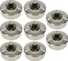 8x Aschenbecher Edelstahl Gastroaschenbecher Produktbild-Vorschau 1