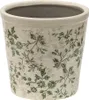 Clayre & Eef Doniczka Ø 16x16 cm Kwiaty ceramiczne Podgląd zdjęcia produktu 1