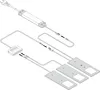 L&S Unterbauleuchte Planar L 3000K warmweiß 3er Set Schwarz Produktbild-Vorschau 4
