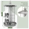 WILDLIFE HOME Vogelfutterstation 3-in-1 Metall – Für Produktbild-Vorschau 5